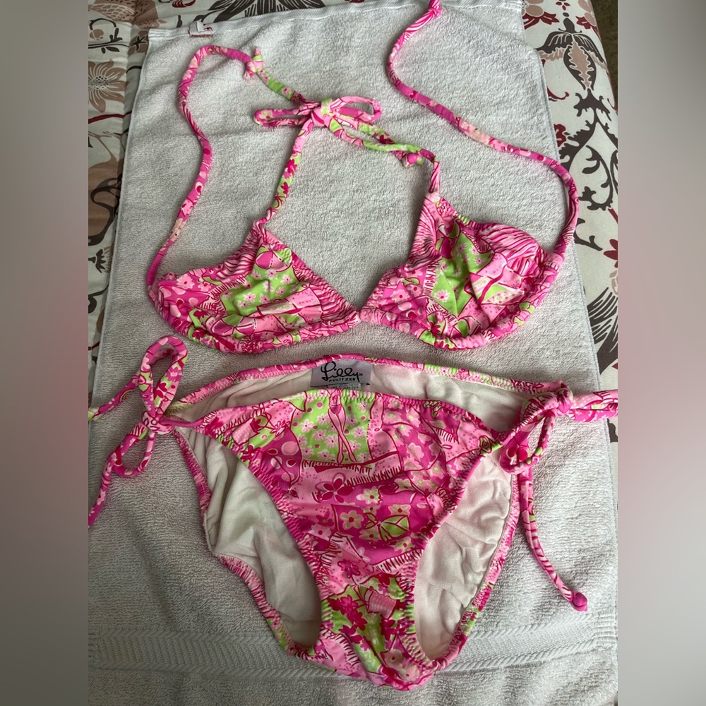 Lilly Pulitzer string bikini bathing suit